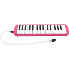 Hepeğitim 32 Tuşlu Bez Çantalı Pembe Melodika (Yedek Ağızlıklı)
