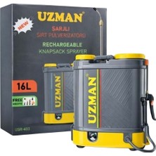 Uzman USR-403 16 L Akülü Sırt Pülverizatörü