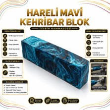 Torna Türk Renkli Hareli Blok- Mavi Hareli