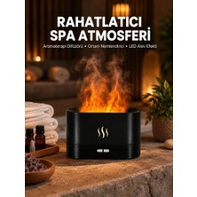 Alev Görünümlü Hava Nemlendirici Kumandalı LED Işıklı Aromatik Difüzör Yeni Nesil