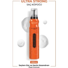 Ultra Strong Saç Köpük 200 ml - Ultra Güçlü Tutuş - Mrfs