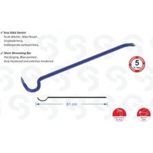 Sk 6000 Kısa Sökü Demiri - 1200 Gr, 61CM
