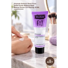 Yenilig 10 Adet Makyaj Bazı – Gözenek Gizleyici Krem Form Şeffaf Primer Makeup Base Makyaj Öncesi Cilt Hazırlığı 50 ml