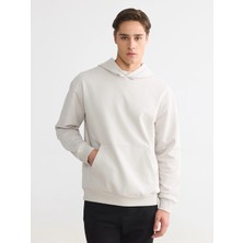 Lc Waikiki Yeni Sezon Bej Kanguru Cepli Erkek Hoodie