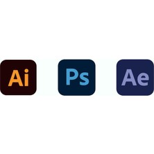 Adobe Photoshop + After Effects + Illustrator Ömür Boyu Süresiz Dijital Lisans