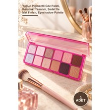 Yenilig 3 Adet 12'li Sedefli ve Mat Far Paleti – Yoğun Pigmentli Göz Paleti, Kompakt Tasarım, ve Mat Finish, Eyeshadow Palette