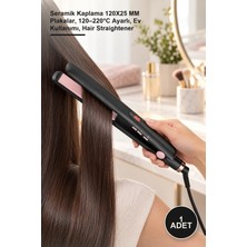 Yenilig 1 Adet Saç Düzleştirici – Seramik Kaplama 120X25 mm Plakalar, 120–220°C Ayarlı, Ev Kullanımı, Hair Straightener
