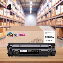 tonermax Hp Laserjet Pro P1102 Muadil Toner Çipli CE285A 4'lü 1.600 Sayfa