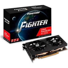 Shopwave Powercolor AXRX-6600-8GBD6-3DH, Fighter, Amd Radeon Rx 6600, 8gb, GDDR6,128BIT, 1xhdmı, 3xdp, Gamıng Ekran Kartı