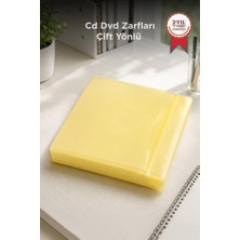 Torima Cd Dvd Zarfları Çift Yönlü 100'lü Paket Sarı