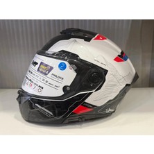Mt Helmets Kask mt Atom 2 Highlands A7 Mavi/beyaz/siyah
