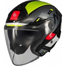 Mt Helmets mt Cosmo Sv Silence B3 Gloss Sarı Gözlüklü