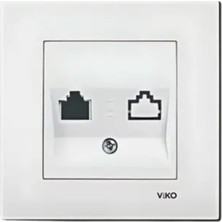 Viko 90967062  k/m Beyaz Ikili Data Jaksız