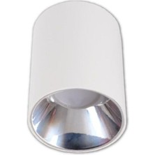Ack AH03-08650 Sıvaüstü Dekoratif Armatür Krom Reflektör Beyaz Metal Kasa