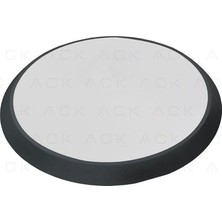 Ack AD02-00101 18W 3000K Siyah Tavan Aydınlatma Armatürü