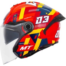 MT Cosmo Sv Sergio Garcia E5 Parlak Açık Kask