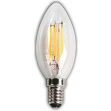 Cata CT-4066  4W LED Filament Buji Ampul (Günışığı) (10 Adet)