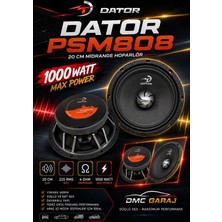 Dator PSM80 20 cm 225 Rms Wolf Serisi Dmc Garaj