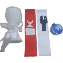 Karakız Takı Kurdelesi Takım İğnedanlık+Kurdale+İğne