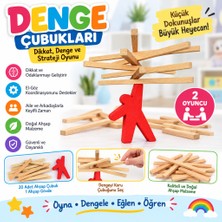 Oyunca Denge Çubukları Akıl Zeka Denge Aile Oyunu