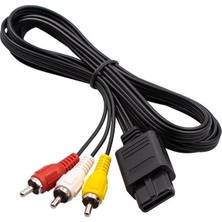 Pop Konsol SNES Gamecube N64 Uyumlu TV Video Kablosu Nintendo Retro Oyun Konsolu RCA RGB Kablosu