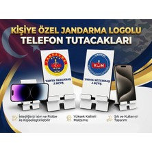 Çukurova Ütü Kişiye Özel Jandarma Astsubay Uzman Subay Masaüstü Hediyelik Telefon Standı