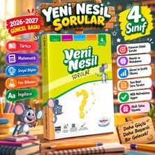 Öğretmen Evde Yayınları Öğretmen Evde 4. Sınıf Yeni Nesil Sorular Tüm Dersler Soru Bankası | 2026-2027 Güncel Baskı