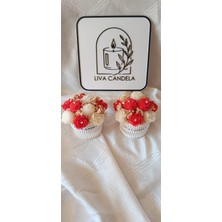 Liva Candela Mum Çiçek BuketiGerçek buket görünümlü kokulu
