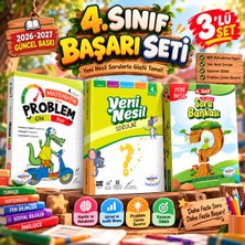 Öğretmen Evde Yayınları 4. Sınıf Başarı Seti 3’lü | Matematik Problem + Yeni Nesil Sorular + Tüm Dersler Soru Bankası | 2026-2027 Güncel Baskı