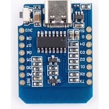 OEM Wemos D1 Mini ESP8266 Type-C – Wifi Geliştirme Kartı (Ftdı, ESP-12F, 4mb)