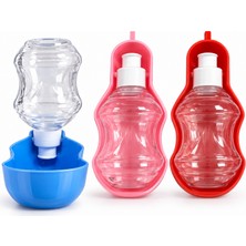 Masa Dostu Evcil Hayvan Su Matarası - 250 ml - Taşınabilir - Plastik