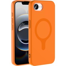 Apple iPhone 16E Kılıf M-Safe Şarj Özellikli Zore Aris Silikon Kapak Mars