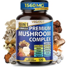 Vegatot Mushroom Complex 1560MG 150 Capsul.