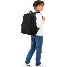 ProXbag Unisex Günlük Sırt Çantası Geniş Bölmeli Fileli Suluk Cepli Fermuarlı Okul Gezi Seyahat Çantası