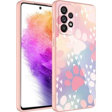 Galaxy A23 Kılıf Kamera Korumalı Desenli Sert Silikon Zore Epoksi Kapak Mars
