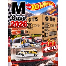 Hot Wheels 2026 M Case 72'li Açılmamış Tek Bant Kapalı Koli Set-4 (Premium Team Transport Hediyeli)