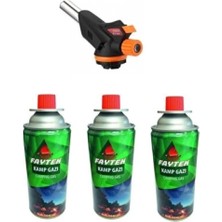 MiraLive 3 Kartuşlu Çakmak Pürmüz Seti - Turbo Tourch Kamp Piknik Pürmüz Seti