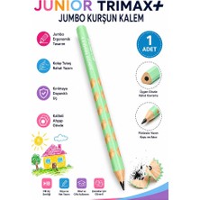 Artlantis Jumbo Kurşun Kalem Oluklu 1 Adet Alpino Trimax Üçgen Oluklu Kalın Kalem Pastel Renkler Kolay Tutuş ve Kullanım