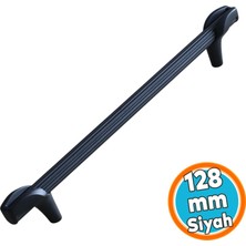 Nzb Metal Kulp Mobilya Mutfak Çekmece Dolabı Kulpları Dolap Kapak Kulpu Kulbu 128 Mm-12.8 cm Siyah