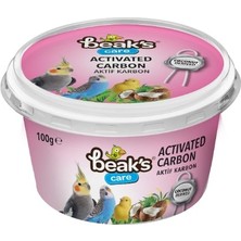 Beak's Aktif Karbon Kuş Kömürü 100 gr | Doğal Sindirim Desteği