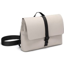 Gaston Luga Splash Crossbody Large 14" Çanta - Gri SPCBL14TP