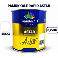 Pamukkale Arge Toptan Rapid Endüstriyel Hızlı Kuruyan Metal Yüzey Astarı 0.75 kg Beyaz