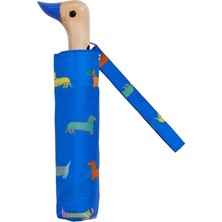 Original Duckhead Duck Kompakt Şemsiye Dogs In Blue CP110