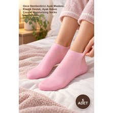 Yenilig 5 Adet Silikon Jel Ayak Nemlendirici Çorap – Gece Nemlendirici Ayak Maskesi, Elastik Destek, Ayak Bakım Çorabı, Moisturizing Socks