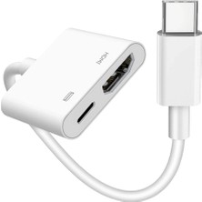 Meks Kompakt Type-C HDMI Çevirici 4K Uyumlu Taşınabilir