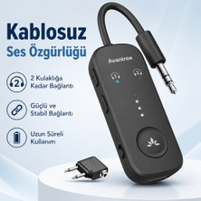 Avantree Bluetooth Uçak Adaptörü "uçak Koltuğu Sesini Kablosuz Dinleyin"