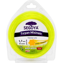 Segoya Tırpan Misinası 1,7 mm Altıgen 15 M