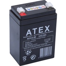 Die Grup Atex AX12-2.2 12V 2.2AH Dik Akü
