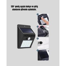 Die Grup 4 Modlu Solar LED Bahçe ve Garaj Lambası