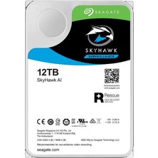 Seagate Skyhawk Aı, ST12000VE001, 3.5", 12TB, 256MB, 7200RPM, Güvenlik, HDD